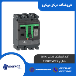 کلید اتوماتیک 25آمپر 25KA اشنایدر C10B3TM025