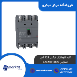 کلید اتوماتیک فیکس 125 آمپر اشنایدر EZC250H3125