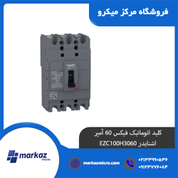 کلید اتوماتیک فیکس 60 آمپر اشنایدر EZC100H3060