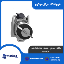 سلکتور سوئیچ اشنایدر فلزی قفل شو XB4BG41